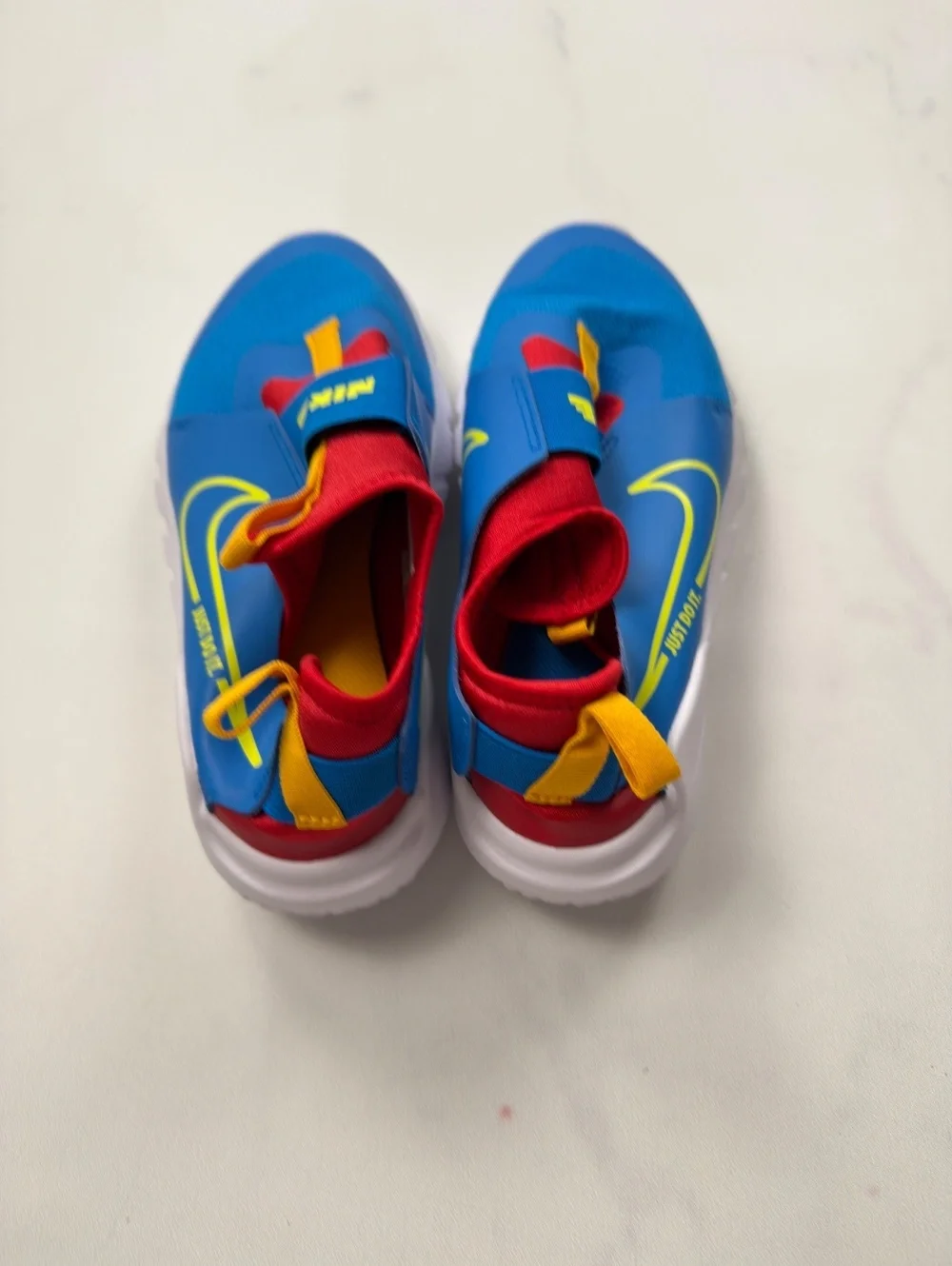 Nike Nike Flex Runner 2  Slip-On Sneakers Blue Red Yellow - Boys 6Y